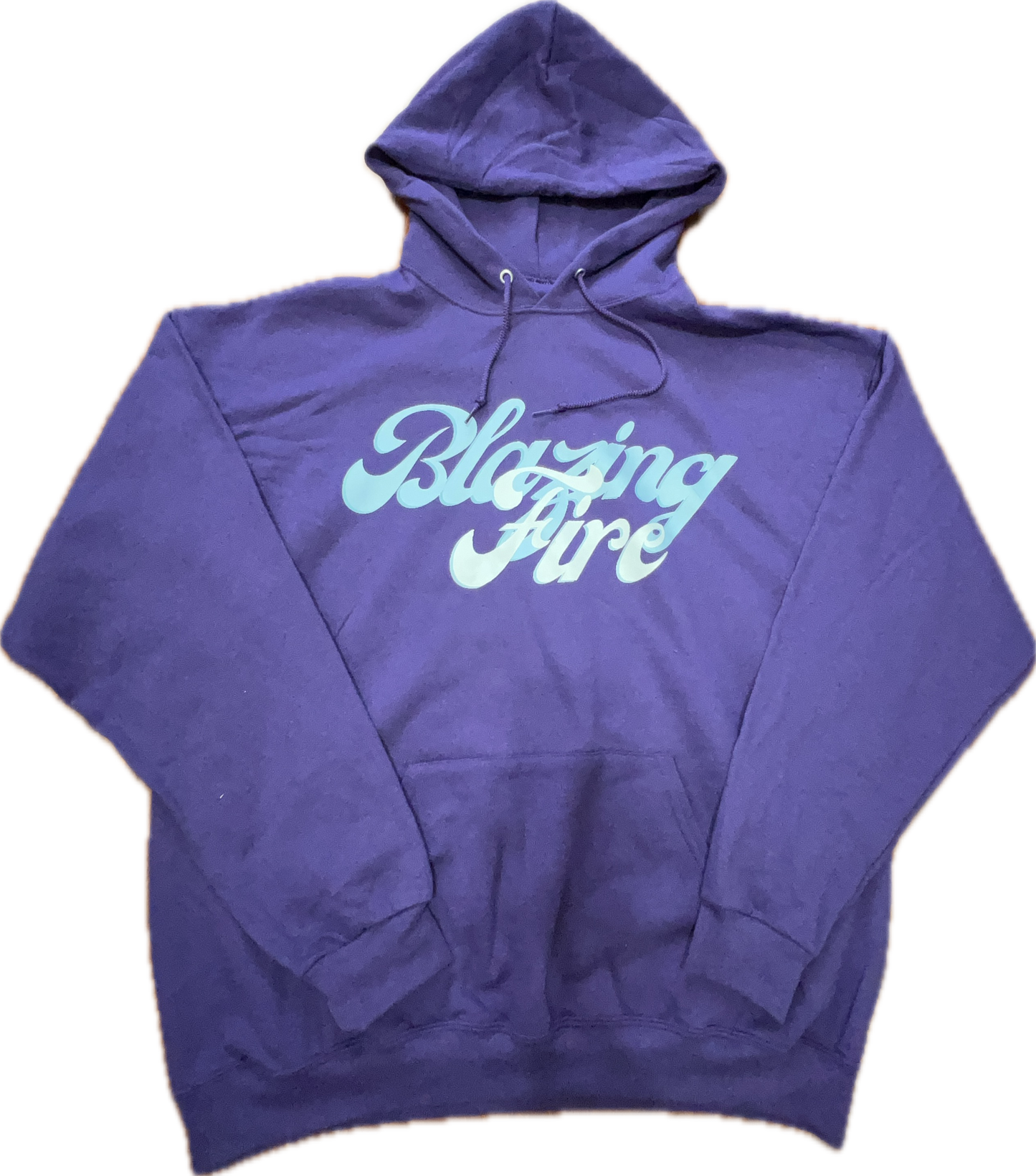 Purple Blazing Fire Hoodie