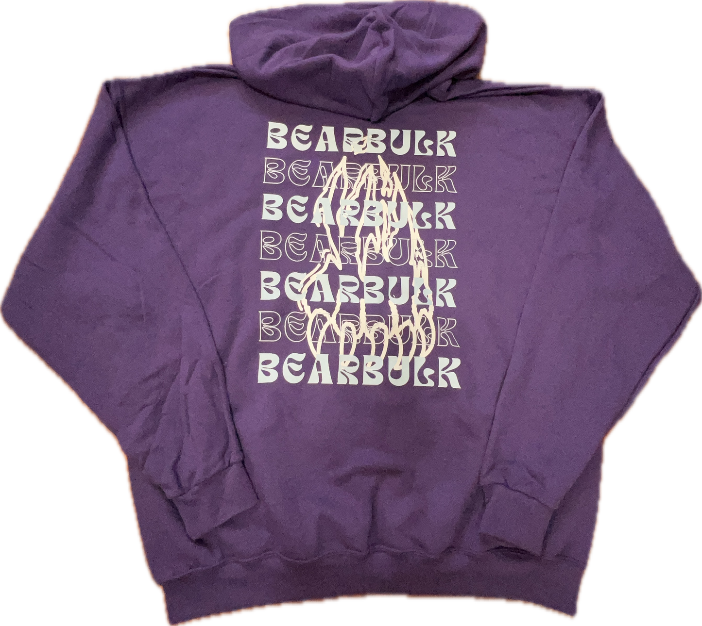 Purple Blazing Fire Hoodie