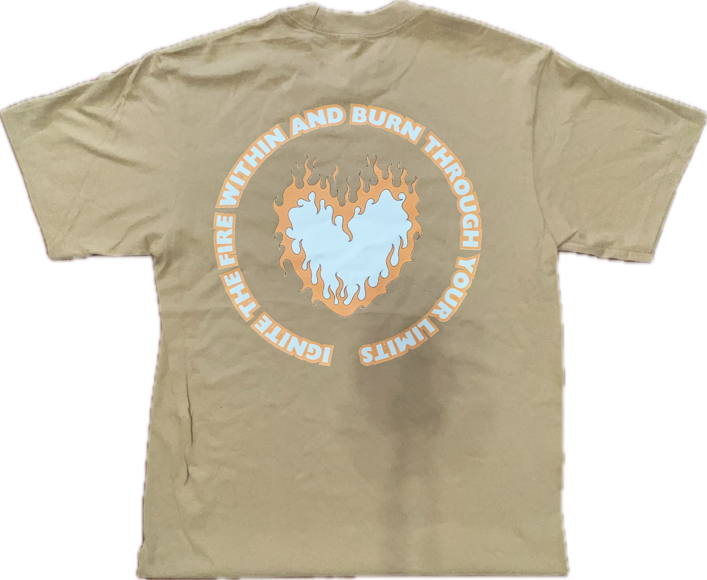 Khaki Blazing Fire Shirt